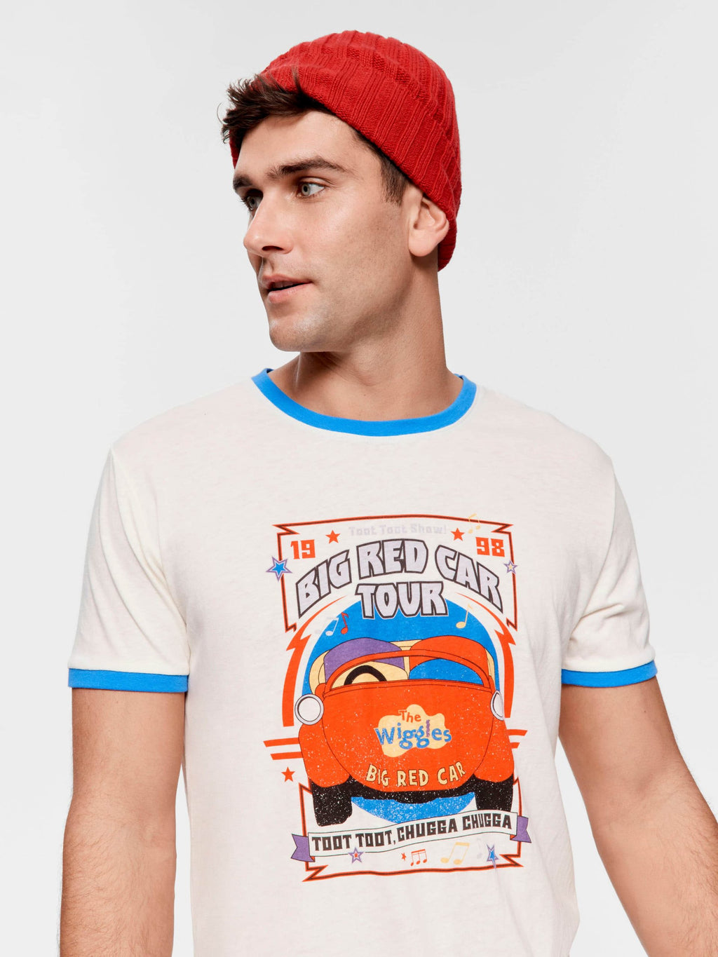 The Wiggles Big Red Car Tee Oatmeal