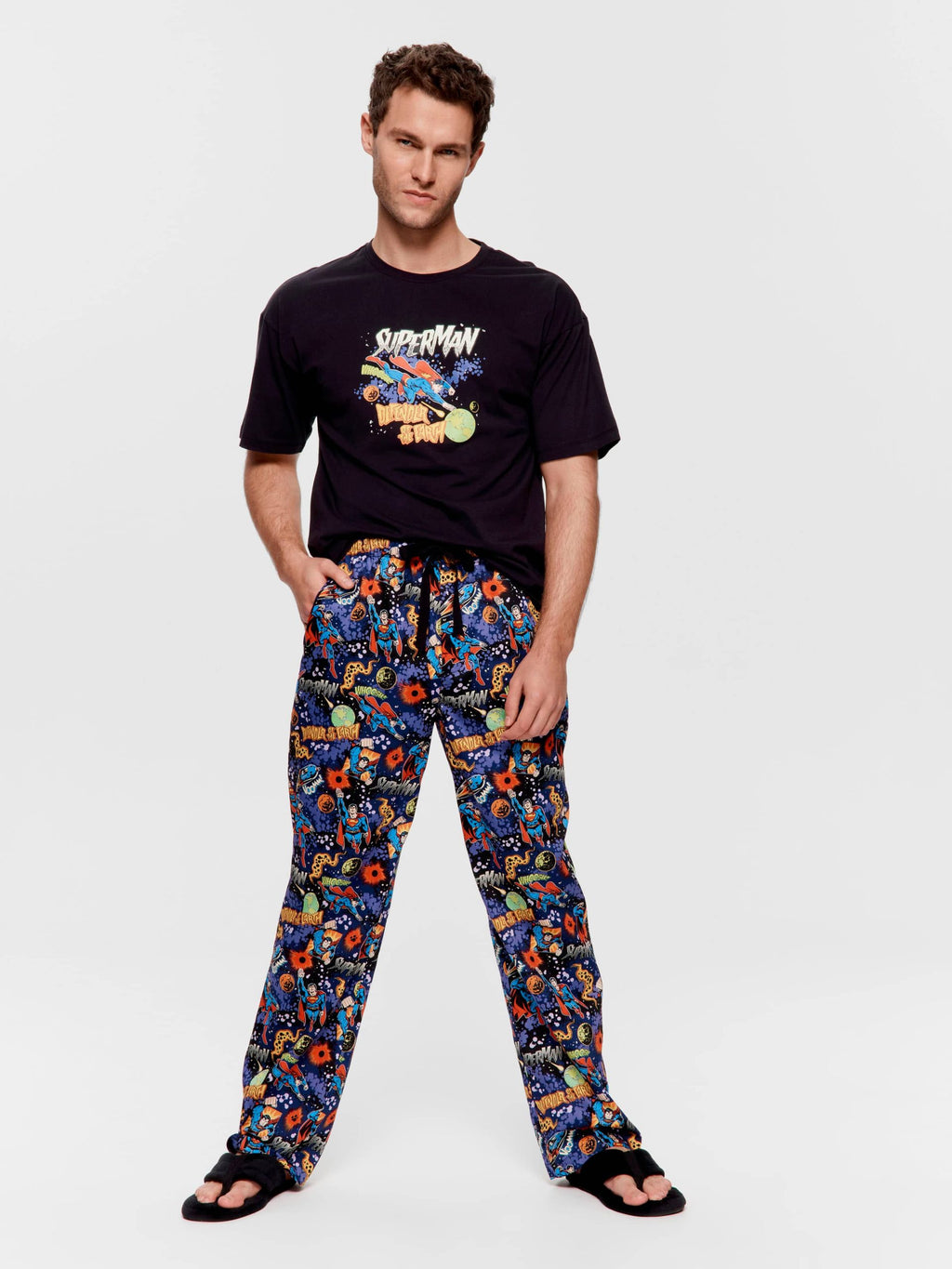 Superman Classic Pj Pant Multi