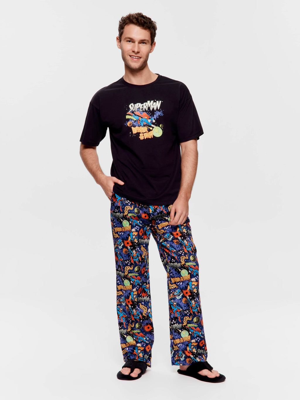 Superman Tee Black