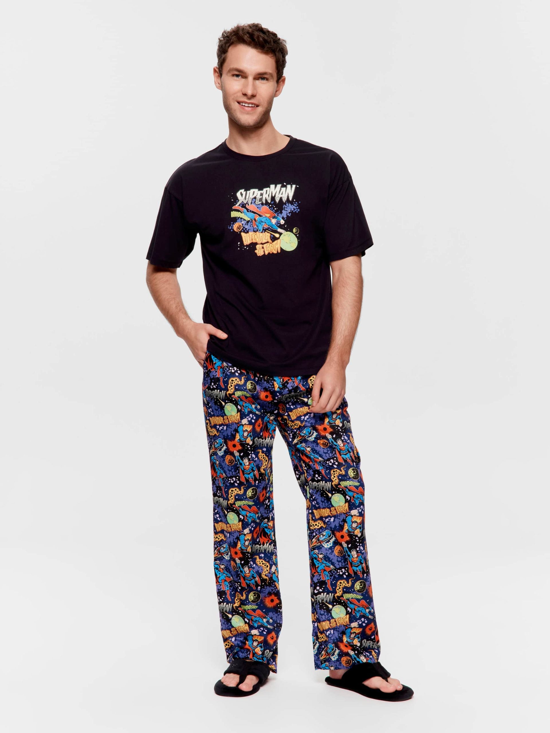 Superman Tee Black
