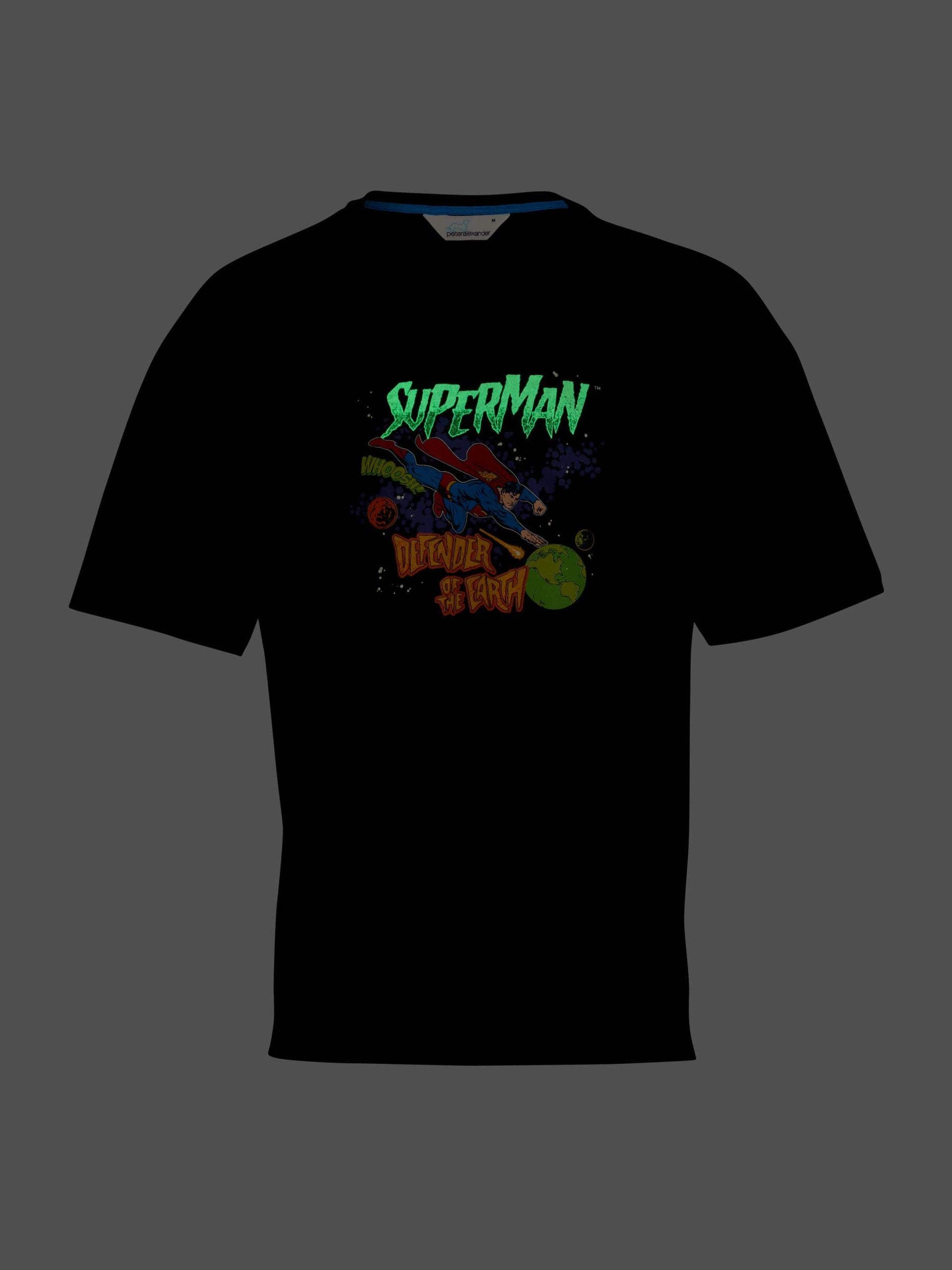 Superman Tee Black