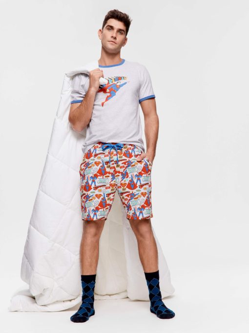 Superman Short Sleeve Pj Set Multi