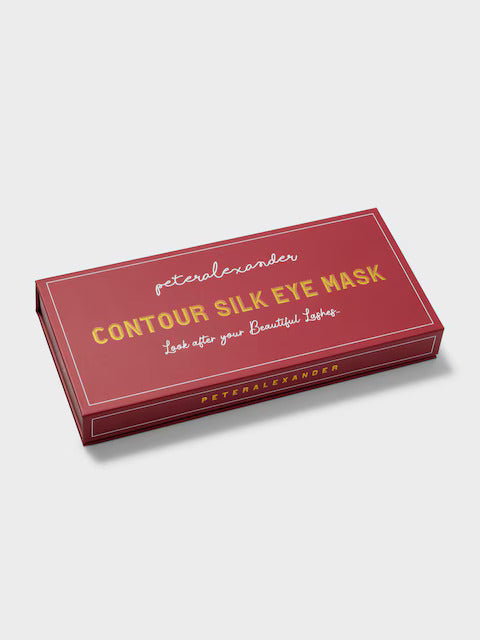 Red Silk Contour Eye Mask