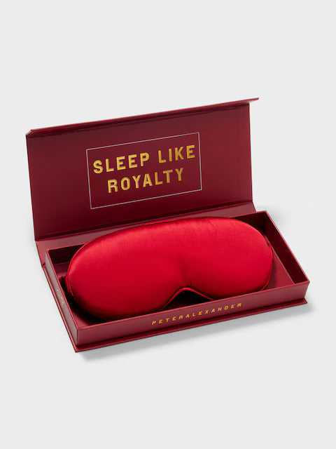 Red Silk Contour Eye Mask