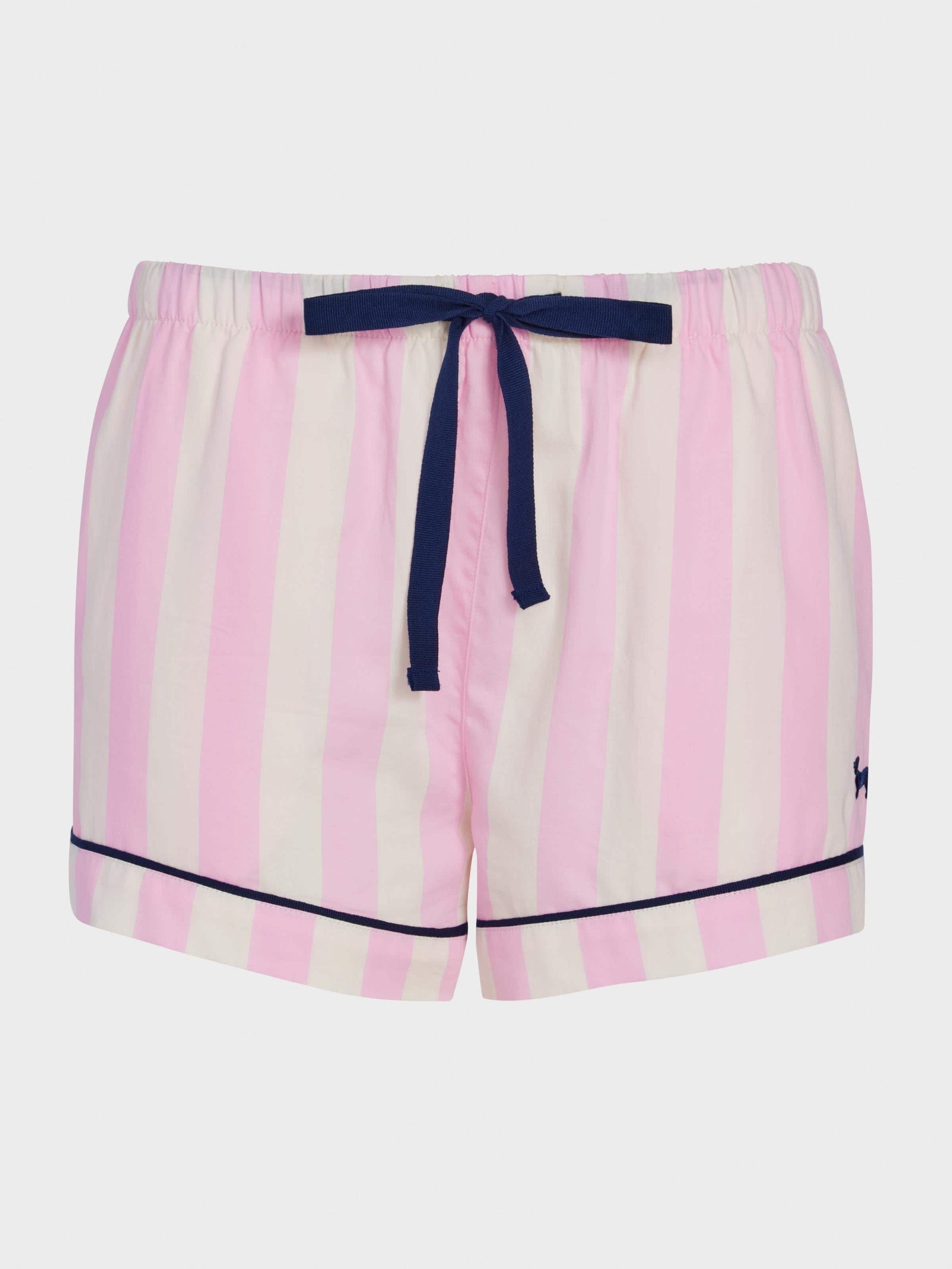 Pink Wide Stripe Tuxedo Short multi