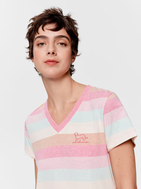 Pastel Striped Nightie