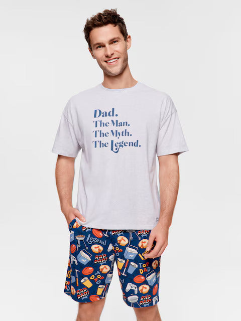 Top Dad Shortie Pj Set