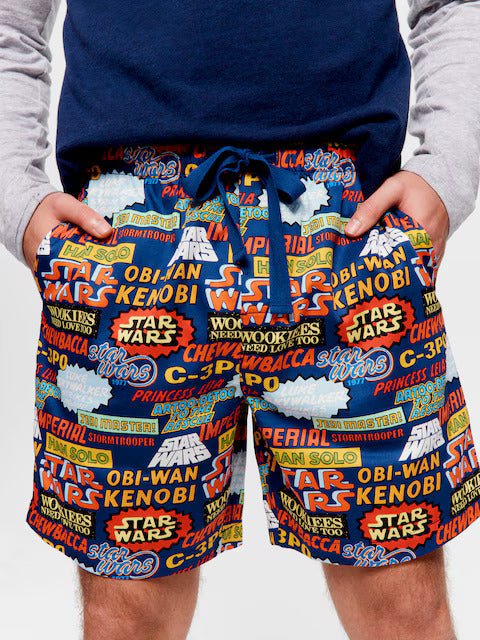 Star Wars Logo Mid Short