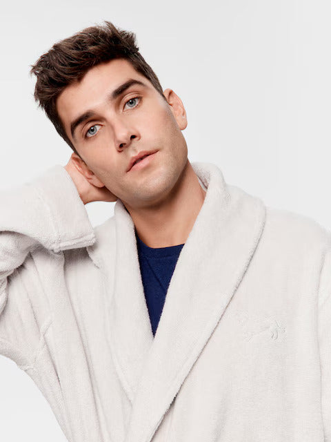 Grey Toweling Gown