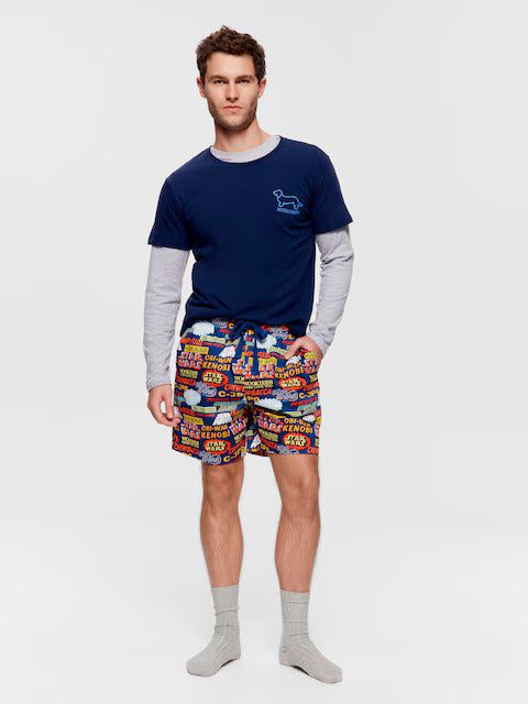 Star Wars Logo Mid Short
