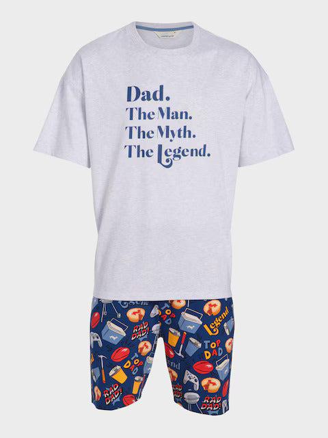 Top Dad Shortie Pj Set