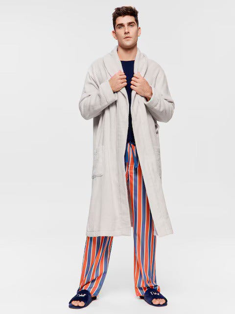 Grey Toweling Gown